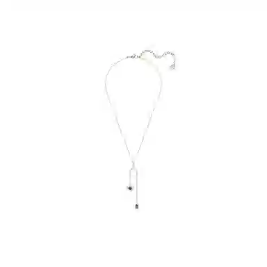 Swarovski Symbolic Evil Eye Necklace Rose Gold Blue