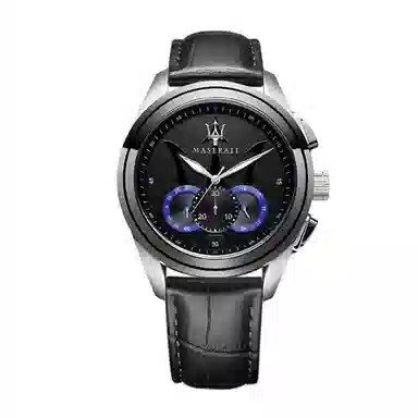 Maserati Quartz 45mm Black Dial