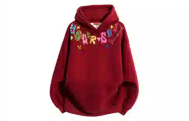 Yiershuang Retro Graffiti Hoodie