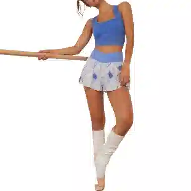 ALTAR'D STATE In Motion Patchwork Crossover Shorts