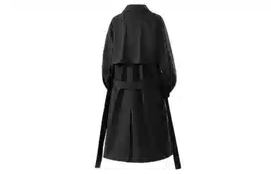 王者荣耀 烫钻美式高街纯色翻领中长款外套英伦风雅痞少年感宽松双排扣休闲百搭时尚风衣 梦奇款 男女同款