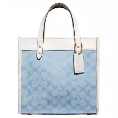 COACH Field 22 Chambray Tote
