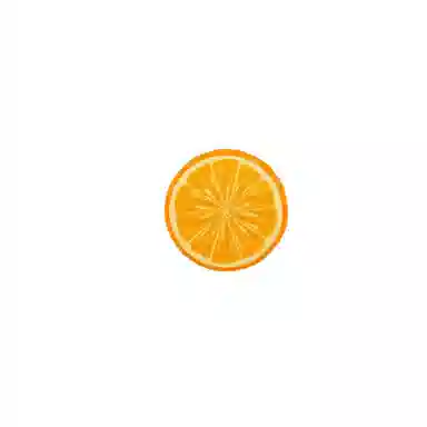 顽顽  化妆工具通用橙片粉扑 打底