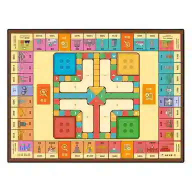 图米鱼 富翁世界之旅 桌面游戏飞行棋 桌游