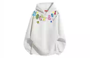 Yiershuang Retro Graffiti Hoodie