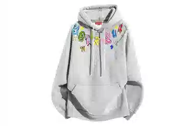 Yiershuang Retro Graffiti Hoodie