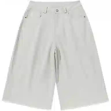 【dme】 美式简约五分裤夏季潮牌纯色日系复古高街运动裤子宽松时尚情侣舒适百搭直筒中裤休闲短裤 男女同款