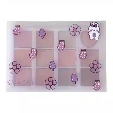 莎琪诺 半甜雾海眼影盘 易上色