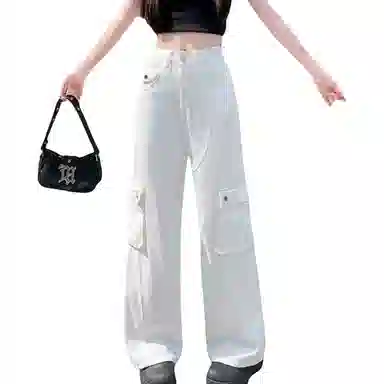 兰缪 潮流时尚舒适百搭牛仔裤 女款