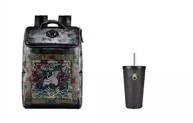 ChuSanh Black Lion Backpack