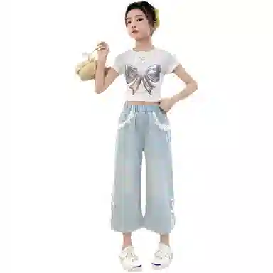 天才小熊牛仔裤 简约柔软流行清爽 儿童款