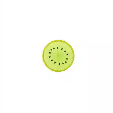 顽顽  化妆工具通用橙片粉扑 打底