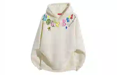 Yiershuang Retro Graffiti Hoodie