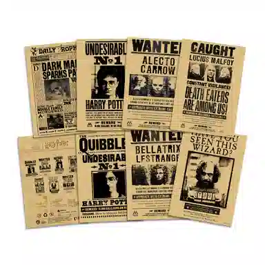 Harry Potter Wanted Poster Series