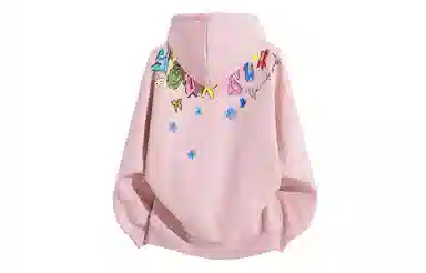 Yiershuang Retro Graffiti Hoodie