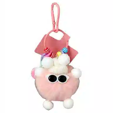 小猪班纳 小煤球怪兽公仔挂饰  包包挂饰 挂饰可爱 毛绒 挂件 男女同款情侣款