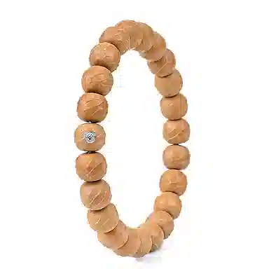 钰澜文玩 龙脉单圈手工雕刻精工百搭盘玩佛珠转运珠#好运 猴头核桃 手串 男女同款情侣款