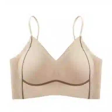 欧迪芬 裸感无痕冰丝轻薄透气亲肤柔软反重力提拉果冻软支撑上托聚拢防下垂收副乳夏季冰凉感文胸 女款