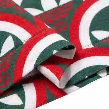 GUCCI x adidas Trefoil T-shirt Red