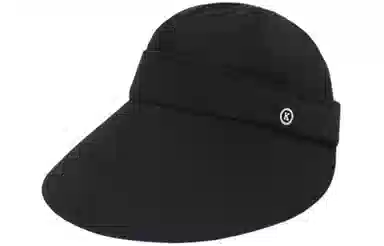 优幽兰 休闲简约高级感遮阳帽大檐显脸小舒适透气空顶帽百搭时尚户外防紫外线太阳帽子 聚酯纤维 防晒帽 男款