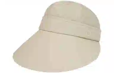 优幽兰 休闲简约高级感遮阳帽大檐显脸小舒适透气空顶帽百搭时尚户外防紫外线太阳帽子 聚酯纤维 防晒帽 男款