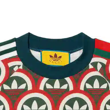 GUCCI x adidas Trefoil T-shirt Red