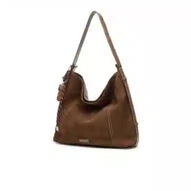 BELLE Classic Leather Shoulder Bag Large