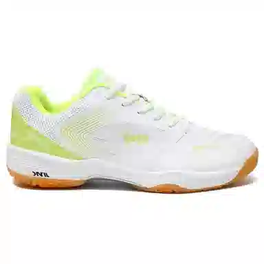 金莱克 舒适时尚百搭 减震防滑耐磨 低帮 羽毛球鞋 男女同款 白绿色