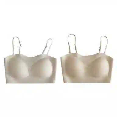 欧迪芬 欧迪芬 裸感无痕冰丝轻薄透气亲肤柔软软支撑上托聚拢防下垂收副乳夏季冰凉感两件装文胸 女款