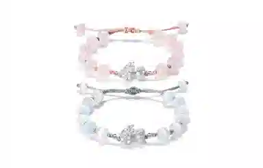 百利金 招财貔貅宝宝 平安纳福顺遂如意国潮复古新中式简约精致气质百搭小众设计可调节转运珠手饰#好运 黑曜石 手链 男女同款情侣款