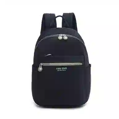 FIDO DIDO Oxford Backpack Medium Black Navy