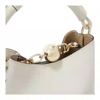 Furla Mini Bucket Bag Cream Oatmeal