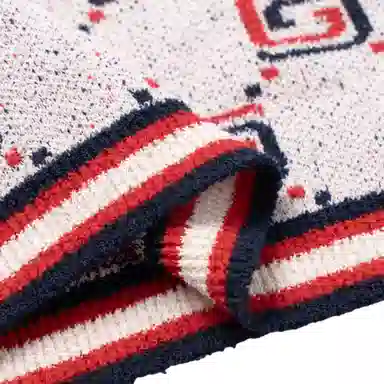 Gucci SS23 Logo Jacquard Polo Red