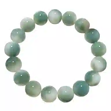 Tike Xi Gradient Green Buddha Beads Bracelet