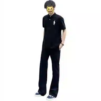 佑麟 美式微喇薄款高街高腰直筒舒适百搭牛仔裤 男女同款