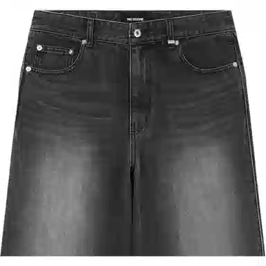 WE11DONE Straight Leg Gradient Jeans Black