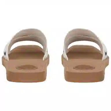 Chloe Logo Equestrian Slides White
