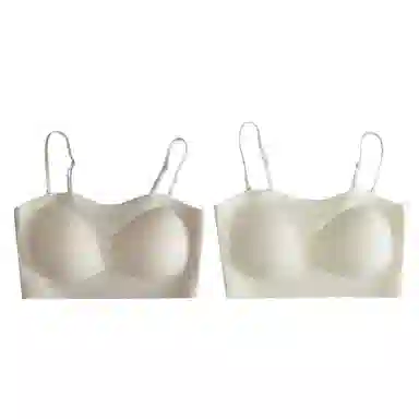 欧迪芬 欧迪芬 裸感无痕冰丝轻薄透气亲肤柔软软支撑上托聚拢防下垂收副乳夏季冰凉感两件装文胸 女款