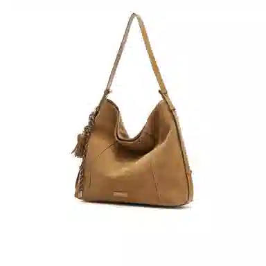 BELLE Classic Leather Shoulder Bag Large