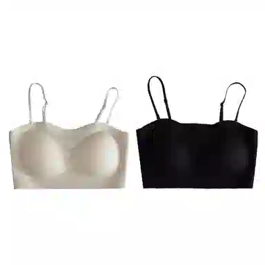 欧迪芬 欧迪芬 裸感无痕冰丝轻薄透气亲肤柔软软支撑上托聚拢防下垂收副乳夏季冰凉感两件装文胸 女款