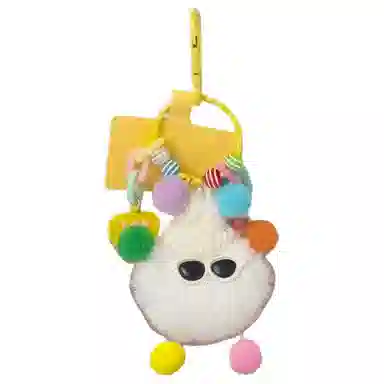 小猪班纳 小煤球怪兽公仔挂饰  包包挂饰 挂饰可爱 毛绒 挂件 男女同款情侣款