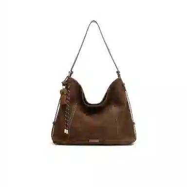BELLE Classic Leather Shoulder Bag Large