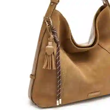 BELLE Classic Leather Shoulder Bag Large