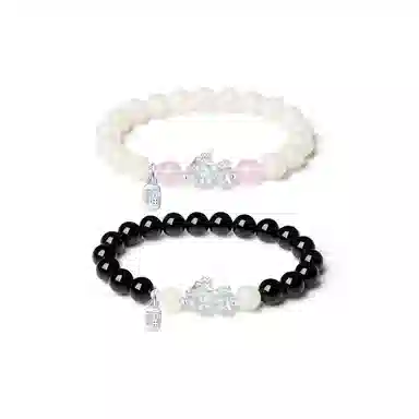 【999足银貔貅】 色菲尔 福牌吞金兽手饰 新中式民族风国潮高级小众设计转运珠 时尚简约百搭#好运 菩提子/菩提籽 手串 男女同款情侣款