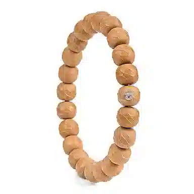 钰澜文玩 龙脉单圈手工雕刻精工百搭盘玩佛珠转运珠#好运 猴头核桃 手串 男女同款情侣款