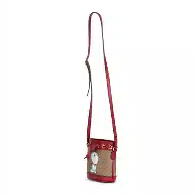 Gucci x Doraemon Bucket Bag Red