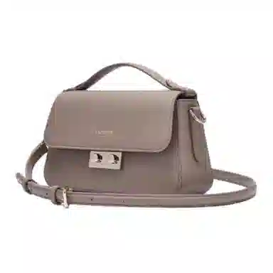 Lacoste Croc Logo Tote Bag Gray