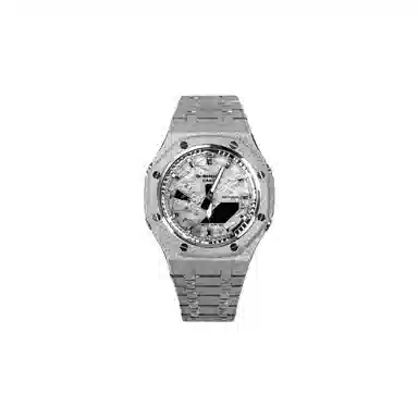Casio GA2100 Frost Silver