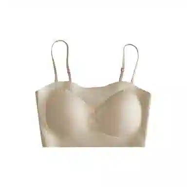 欧迪芬 裸感无痕冰丝轻薄透气亲肤柔软软支撑上托聚拢防下垂收副乳夏季冰凉感文胸 女款