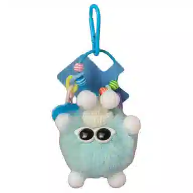 小猪班纳 小煤球怪兽公仔挂饰  包包挂饰 挂饰可爱 毛绒 挂件 男女同款情侣款